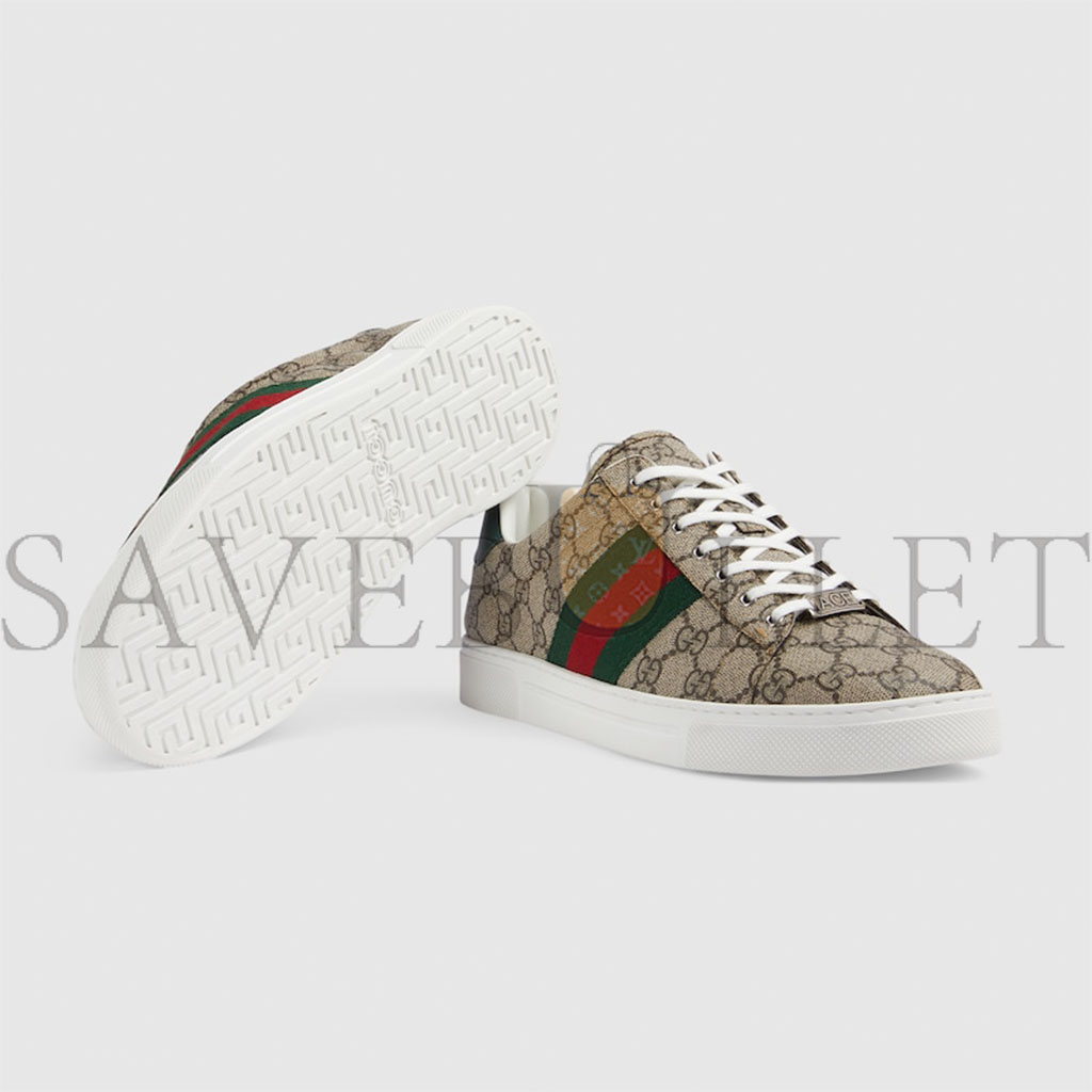 GUCCI MEN'S GUCCI ACE SNEAKER WITH WEB 760775